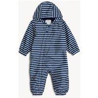 Striped Hooded Puddlesuit (0-3 Yrs)