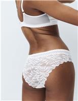 3pk Flexifit Lace Brazilian Knickers