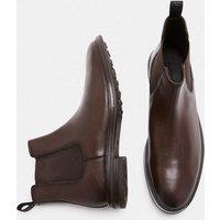 Autograph Leather Pull-On Chelsea Boots Dark Brown