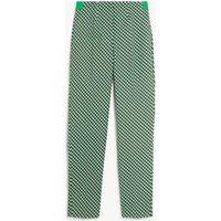 Cotton Rich Geometric Slim Fit Trousers