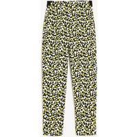 Cotton Rich Printed Slim Fit Trousers