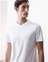 Pure Supima Cotton V-Neck T-Shirt