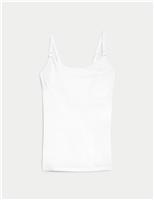 Maternity Cotton Rich Secret Support Nursing Vest