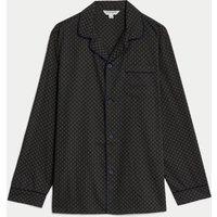 Cotton Rich Geometric Pyjama Top