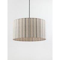 Noah Hessian Striped Lamp Shade