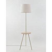 Buy Wooden Circular Table Floor Lamp