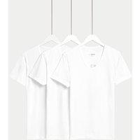 3pk Cotton Rich Cool & Fresh V-Neck Vests