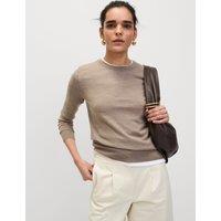 Pure Merino Wool Crew Neck Jumper