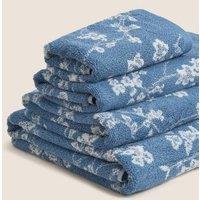 Super Soft Pure Cotton Floral Jacquard Towel