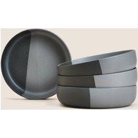 Set of 4 Dipped Pasta Bowls