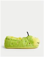 Kids Colin The Caterpillar Slippers (4 Small - 6 Large)