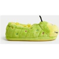 Colin the Caterpillar Kids' Colin The Caterpillar Slippers (4 Small - 6 Large) Green Mix