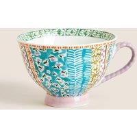 Pansy Footed Mug