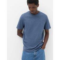 M&S 3 Pack Pure Cotton Crew Neck T-Shirts Denim Mix
