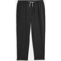 M&S Relaxed Cotton Rich Elasticated Waist Chinos (2-16 Yrs) Black