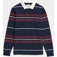 Pure Cotton Striped Rugby Shirt