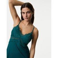 Body Soft Lace Trim Chemise