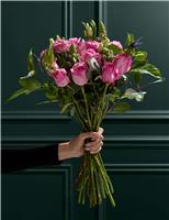 Rose, Antirrhinum and Lisianthus Bouquet