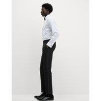 Skinny Fit Stretch Tuxedo Trousers