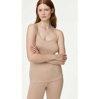 M&S Heatgen Medium Thermal Strappy Vest Rose Quartz