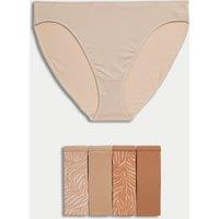 5pk No VPL Microfibre High Leg Knickers