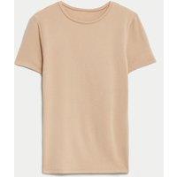 M&S Heatgen Plus Thermal Short Sleeve Top Rose Quartz