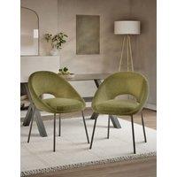 Set of 2 Curve Dining Chairs