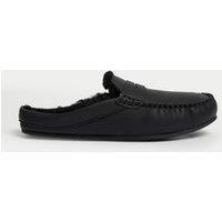 Leather Moccasin Mule Slippers with Freshfeet