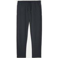 M&S Cotton Rich Straight Leg Joggers Charcoal