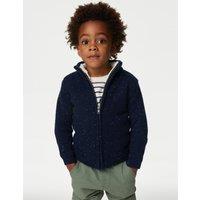 Knitted Borg Lined Zip Through Jumper (2-8 Yrs)
