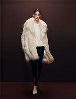 Leather Straight Leg Trousers