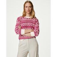 Supersoft Fair Isle Crew Neck Jumper