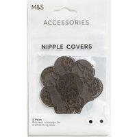 M&S 3pk Floral Nipple Covers Rich Amber