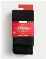 250 Denier Velour Lined Footless Tights