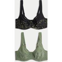 2pk Ultimate Support Wired Sports Bras A-E