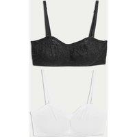 2pk Wired Strapless Bra A-E