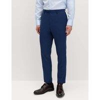 M&S Slim Fit Stretch Ultimate Suit Trousers Dark Indigo