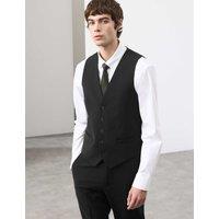 Autograph Wool Rich Performance Waistcoat Black