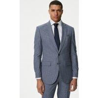 Slim Fit Puppytooth Stretch Suit Jacket