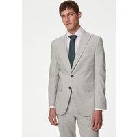 Tailored Fit Italian Linen Miracle Puppytooth Suit Jacket