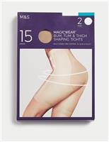 2pk 15 Denier Magicwear Tights