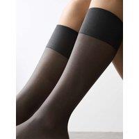 Autograph 5pk 10 Denier Ladder Resist Matt Knee Highs Nearly Black