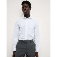 Slim Fit Luxury Cotton Twill Shirt