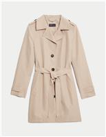 M&S Belted Single Breasted Trench Coat Caramel
