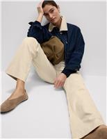 M&S Cotton Rich Straight Leg Chinos Midnight Navy