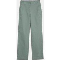 M&S Stretch straight leg chinos Dark Sage