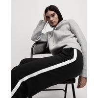 Side Stripe Wide Leg Trousers