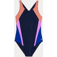 Colour Block Swimsuit (6-16 Yrs)