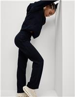 Cotton Rich Side Stripe Straight Leg Joggers