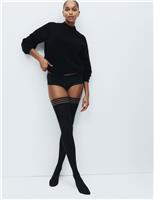 2pk 40 Denier Body Sensor Matt Hold-Ups